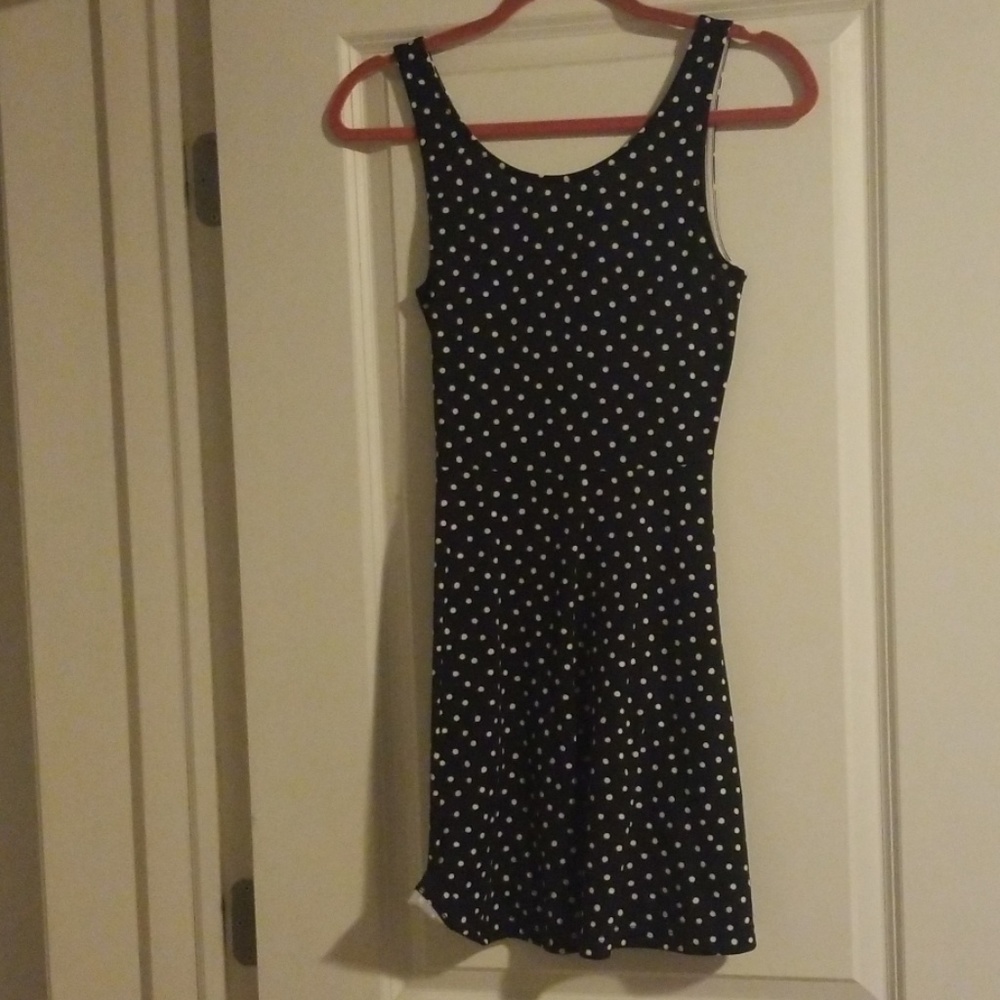 Polka dot bodycon dress